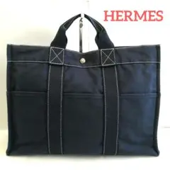 LH03 エルメス 美品 ドーヴィルMM トートバッグ タグ有り