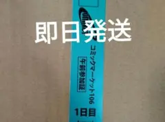 C106 コミケ 1日目 2025 夏 午前入場 リストバンド 入場券