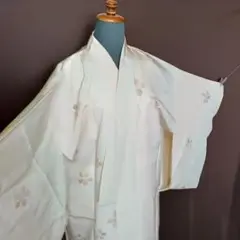 ◆2066◆長襦袢　正絹　花柄　和装着物