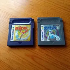 動作確認済み　ポケットモンスター　金　銀　ゲームボーイソフト　2点　ポケモン