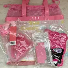新品タグ付き ピーチジョン スパバックセット ビニールバッグ 銭湯 岩盤浴