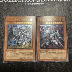 ダーク・ホルス・ドラゴン & 漆黒の魔王 LV8 セット　レリーフ
