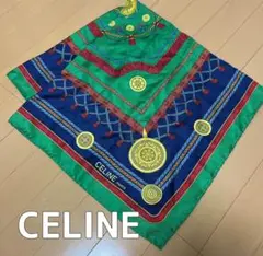 【美品】CELINE セリーヌ ヴィンテージスカーフ
