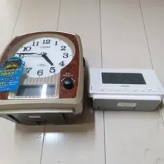 シチズン セイコー メロディ 目覚まし時計 セット レア 動作確認済み 電波時計