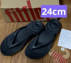 新品　フィットフロップ　FITFLOP サンダル 黒　24cm