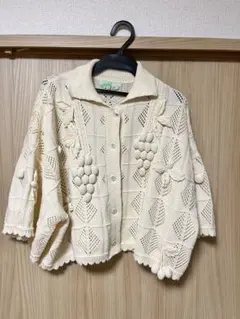 【美品】YOU LOOK GOOD ジャーナル　クロシェニット　サマーニット