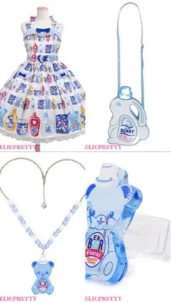 Sunny Smile Laundry JSK 4点 Set