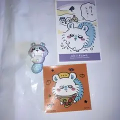 モモンガ ハグコット カード ちいかわランドノベルティシール付き