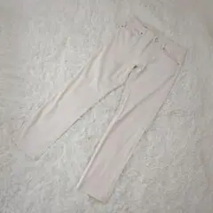 MUJI 良品計画　ストレッチデニムパンツ　ホワイトジーンズ　スリム　31インチ