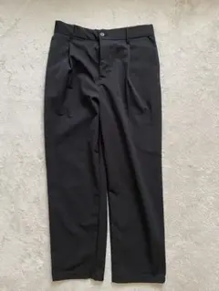 無印良品 撥水ストレッチチノタックパンツ　ブラック　Ｌサイズ