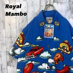 90s Mambo LOUD SHIRTS　総柄　レーヨン　半袖　アロハシャツ ☆90s Mambo LOUD SHIRTS 総柄 レーヨン 半袖 アロハシャツ