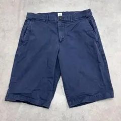 GAP　チノショーツ　ショートパンツ　ハーフパンツ　古着　ネイビー　紺色　W31