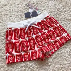 未使用 ジャックバニー コカコーラ ショートパンツ 1 レディースM 白 赤