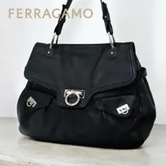 Salvatore Ferragamo Gancini Leather Bag