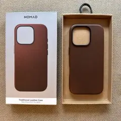 NOMAD iPhone16Pro レザーケース　ブラウン
