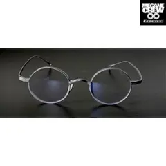 Round Spin Titanium チタン 丸メガネ マットシルバー 02