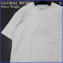 GLOBAL WORK グローバルワーク DRY ヘビーウエイト Tシャツ L