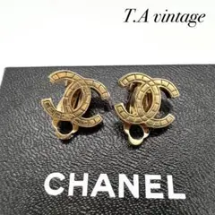 美品!シャネル ココマーク イヤリング ゴールド 箱付き