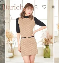 【新品未開封品】DDモノグラムタイトミニワンピース