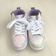 美品☆SOMETHING SOMETHING ハイカットスニーカー マルチカラー