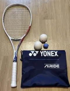 YONEX テニスラケット 軟式 エアライド ケース ボール2個 空気入れ付き