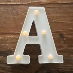 マーキーライト　文字 A ホワイト