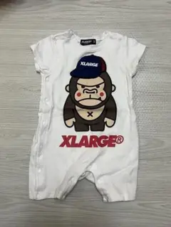 XLARGE キャラクターロンパース ホワイト