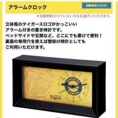 ★新品未使用★阪神タイガース アナログ時計※2025年ファンクラブ限定品 箱付き