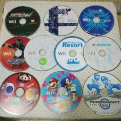 wiiソフト ディスクのみ 10枚セット