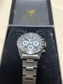 ELGIN クロノグラフ 腕時計 ブラック