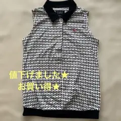 パーリーゲイツ ノースリーブゴルフポロシャツ PEARLY GATES M