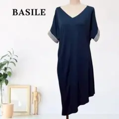 zB522【L】BASILE ワンピース リラックスフィット オーバーサイズ
