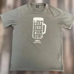FRANK&MORRIS ビールTシャツ オリーブグリーン