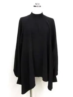 :美品 エンフォルド 21AW PEダブルクロス ハイネック ブラウス 38