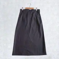 アプレジュール タイトスカート ミモレ丈 スリット ウエスト後ゴム 5376
