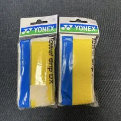 YONEX タオルグリップDX イエロー 2個セット