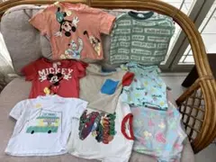 子供用Tシャツ8枚セット（ミッキー柄など）