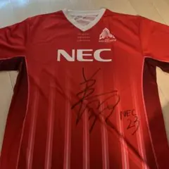 NECレッドロケッツ 髙橋美鈴　直筆サイン入りレプリカユニフォームTシャツ