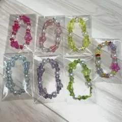 ビーズブレスレット7個セット 子供向け おもちゃ