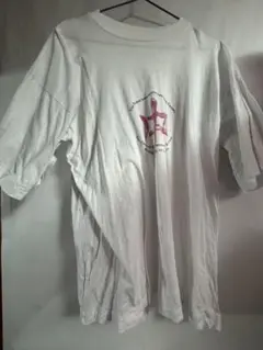 90年代 シングルステッチ 中国 北京 Tシャツ　ホワイト 白 XL