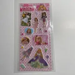 リカちゃん　シールがいっぱい　ぷくぷくシール