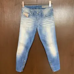 ディーゼル Grupee Zip W24 ストレッチ スキニー