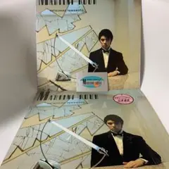 ステッカー付き山本達彦 LP マティーニ•アワー 二枚 和モノ AOR 最高峰