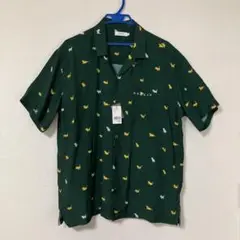 グラニフ Mサイズ　MOUJU 動物柄 半袖シャツ