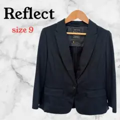 【Reflect 】テーラードジャケット ブラック　春夏仕様　ビジネス