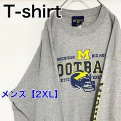 YAW38【US輸入】BIG HOUSE　ロンT【メンズ2XL】グレー
