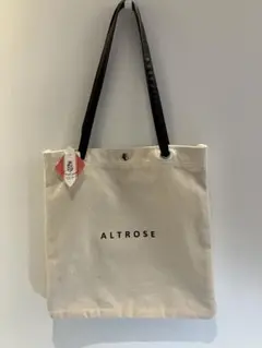 ALTROSE アイボリー キャンバストートバッグ
