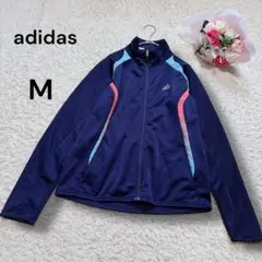 【adidas アディダス】CLIMA COOLジャージジャケット　ネイビー　M