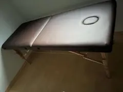 折りたたみ式マッサージベッド ブラウン