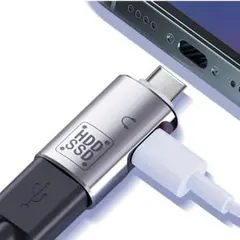 USBType-C OTG アダプター 2in1 USB 3.0 + USB-C